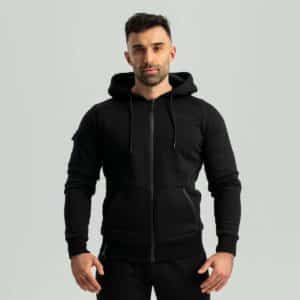 Mikina so zipsom Nova Black - STRIX