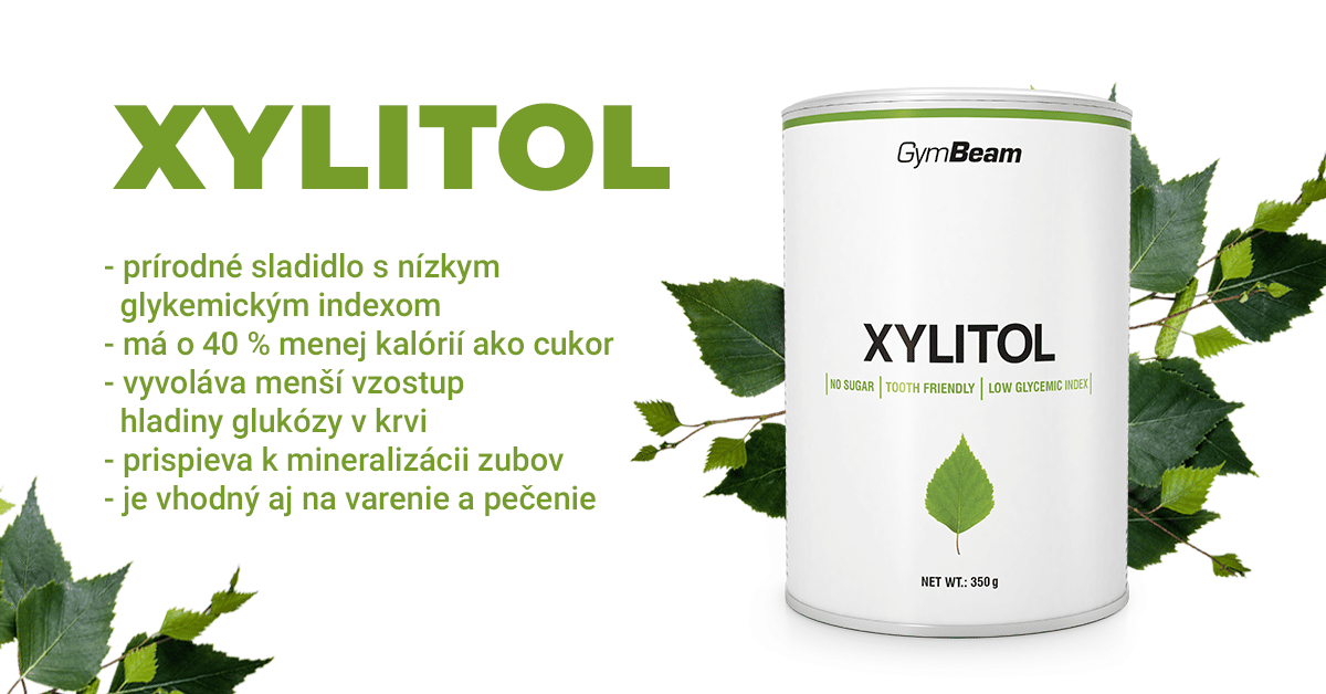 Prírodné sladidlo Xylitol